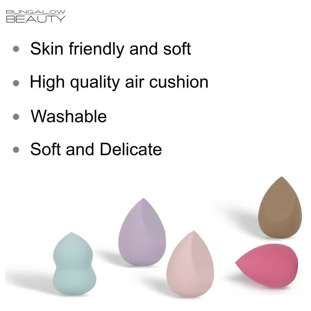 BUNGALOW BEAUTY Makeup Blending Sponge - Pack of 5
