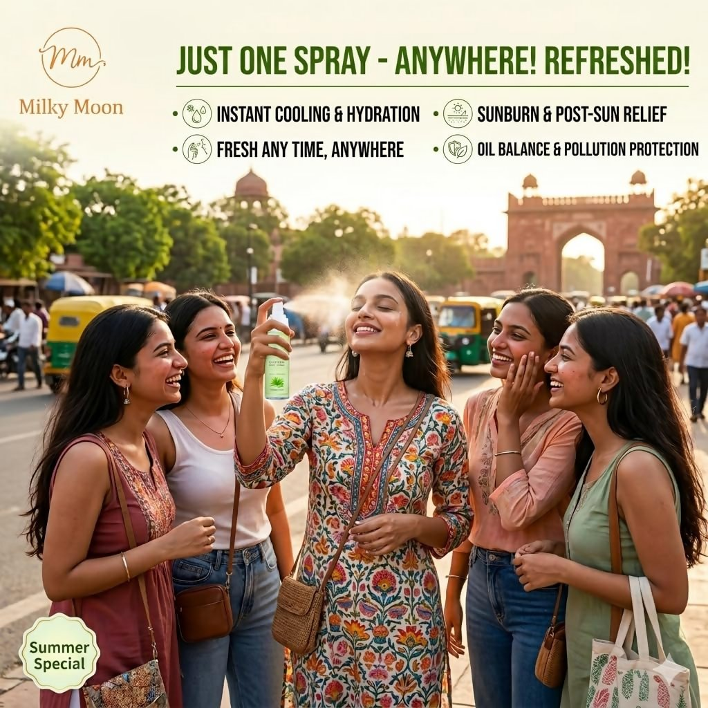 Milky Moon Aloe Vera Toner Instant Cooling & Hydrating Face Toner