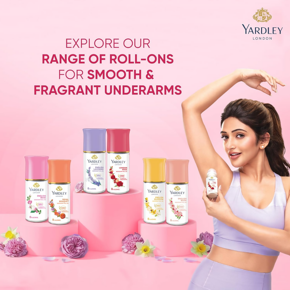 Yardley London Rose Underarm Deodorant Roll On