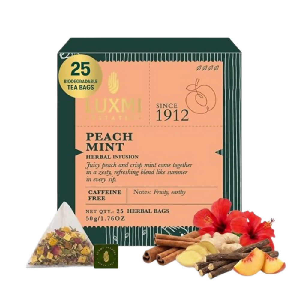 Luxmi Estates Peach Mint Herbal Infusion