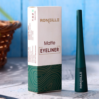 Ronzille Smudgeproof And Waterproof Liquid Matte Eyeliner - Green