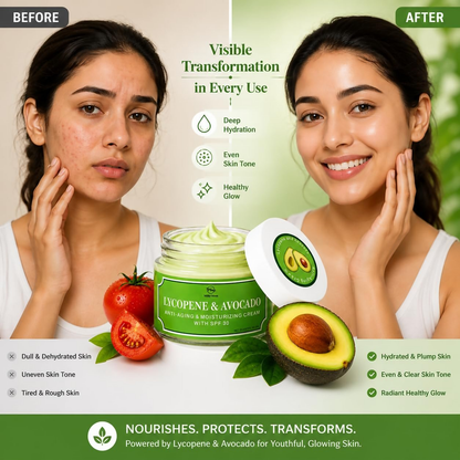 Milky Moon Lycopene & Avocado Anti-Aging & Moisturizing Cream with SPF 30