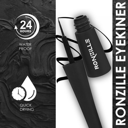 Ronzille Smudgeproof And Waterproof Liquid Matte Eyeliner - Black