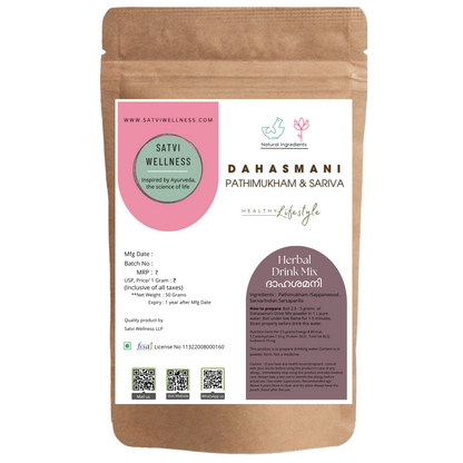 Satvi Wellness Kerala Pathimugam with Sariva Herbal Drinking Water Mix