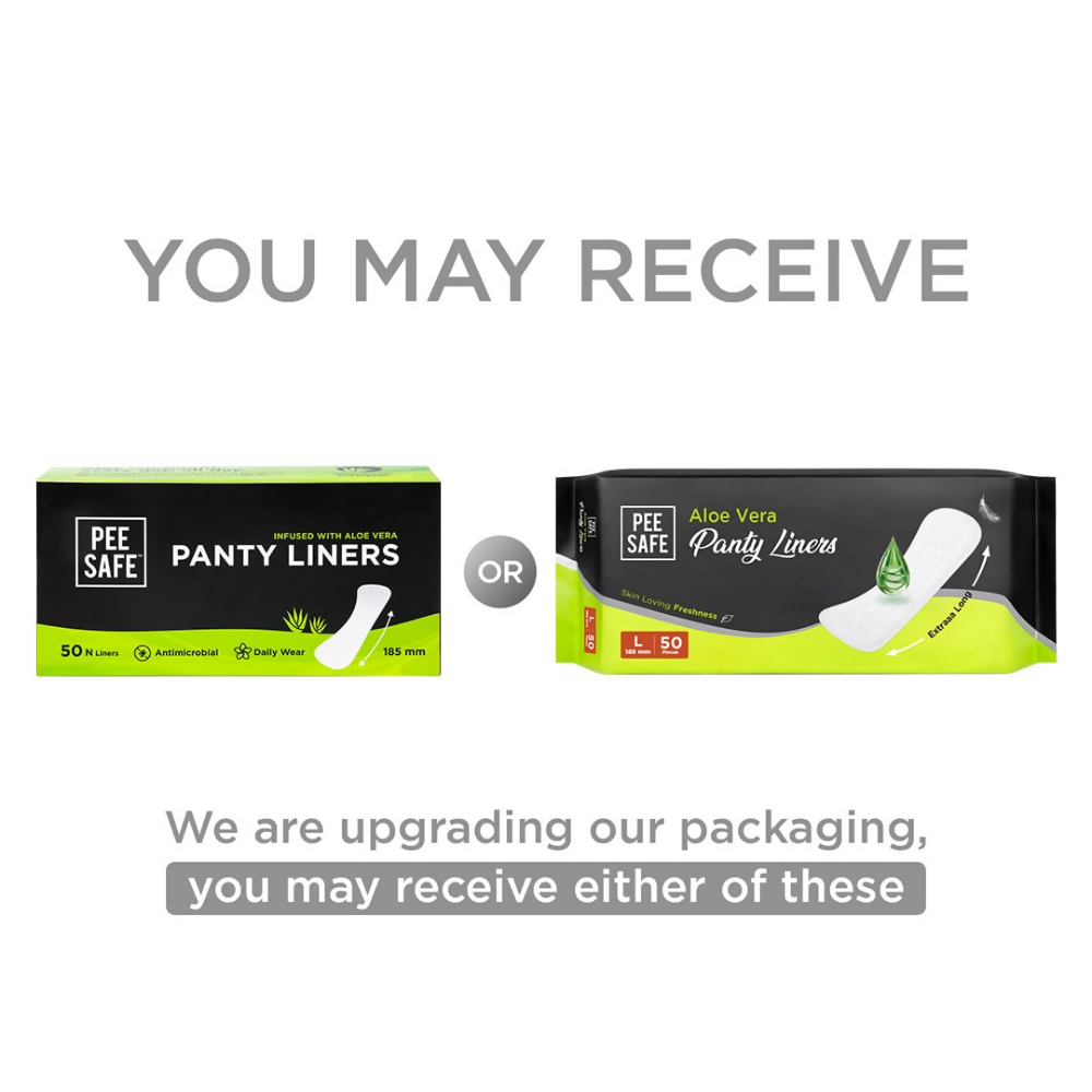 Pee Safe Aloe Vera Panty Liners - L