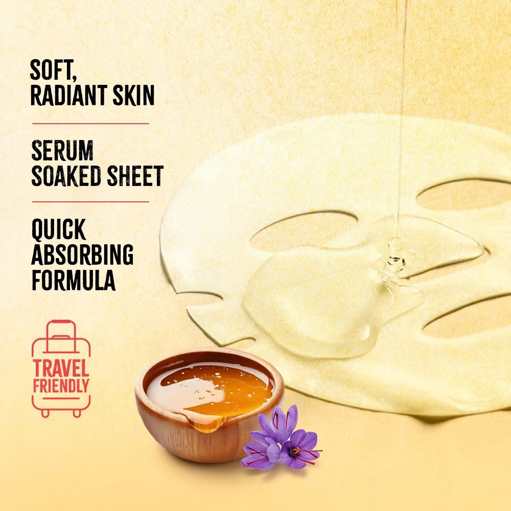 Nykaa Saffron & Honey Sheet Mask