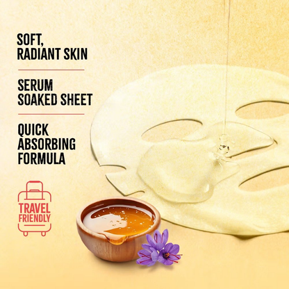 Nykaa Saffron & Honey Sheet Mask