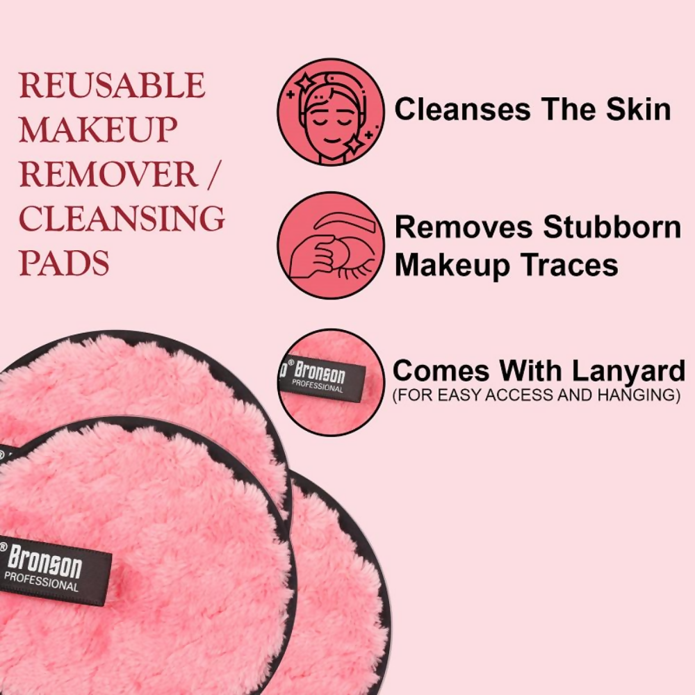 Bronson Professional Reusable Makeup Remover Cleansing Pad