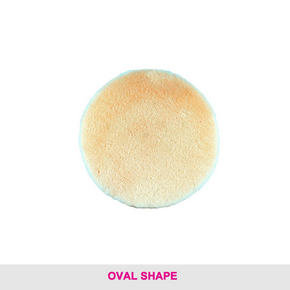 Vega Powder Puff Makeup Cotton Applicator & Foundation blender - Off White