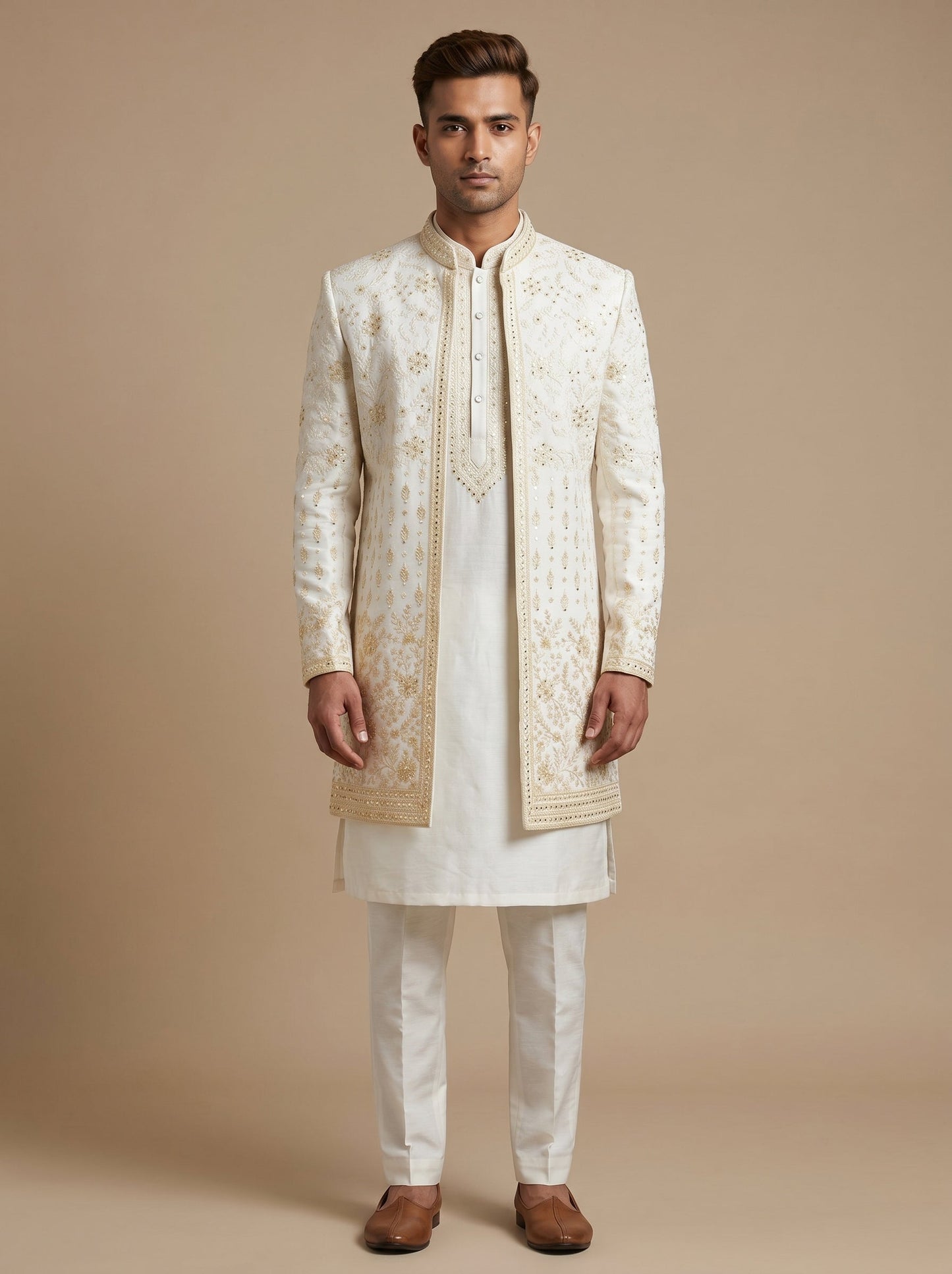 Yellow Royal Sherwani