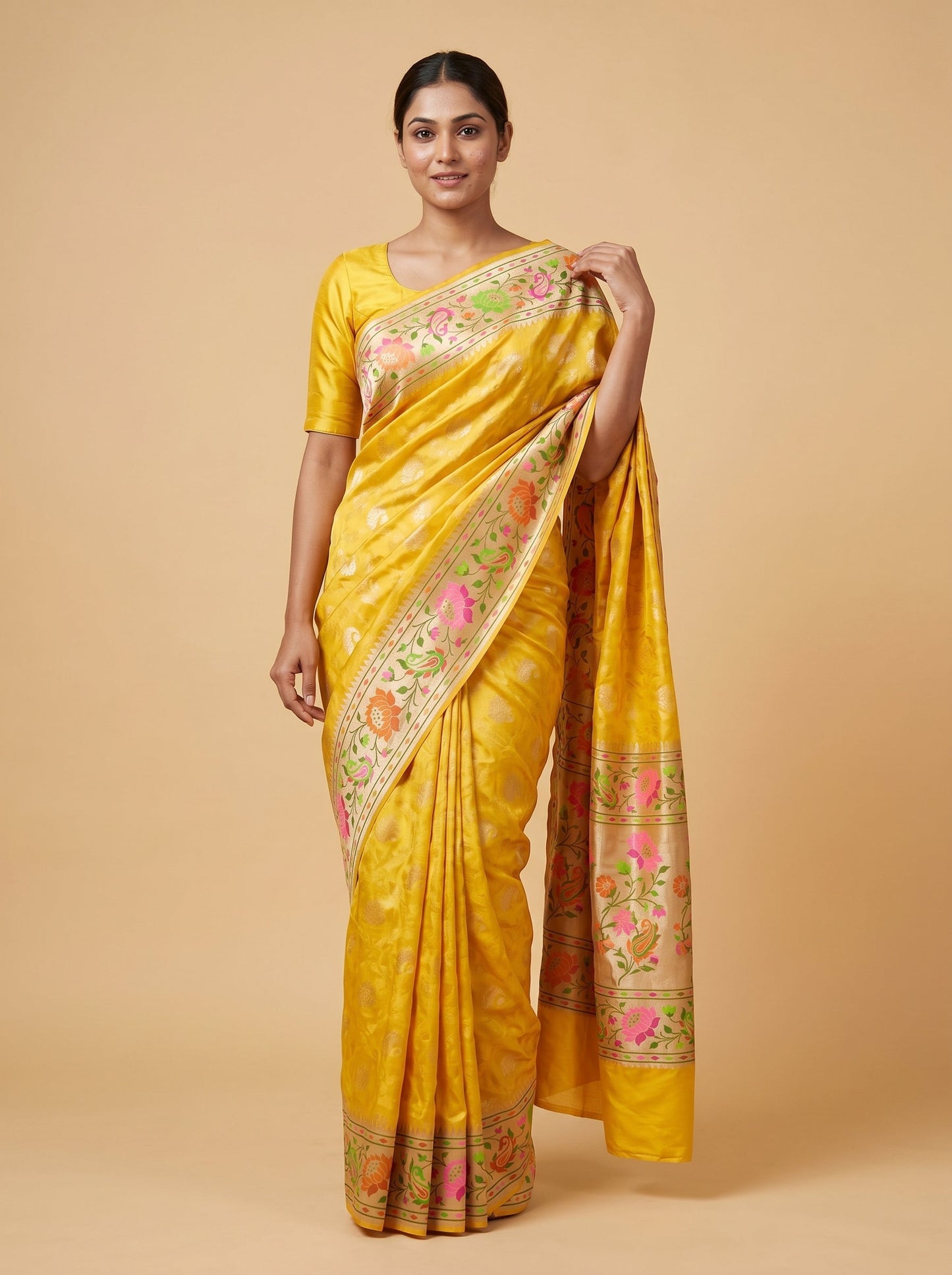 Violet Timeless Handloom Saree