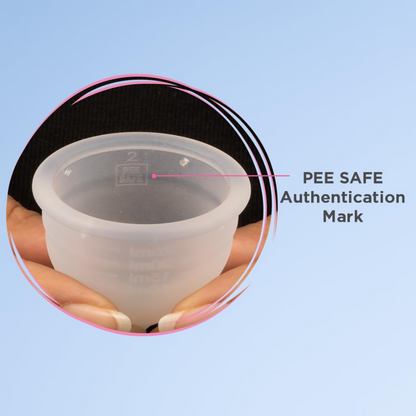 Pee Safe Menstrual Cup Medium + Large