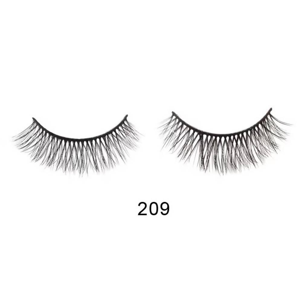 Bronson Professional 3D Effect Long and Natural Look False Eyelashes - 209