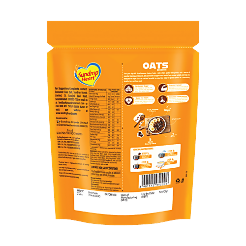 Sundrop Heart High Protein Oats - Chocolate