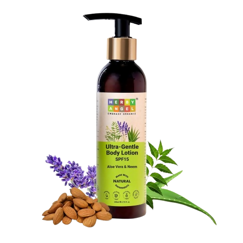 Herby Angel Ultra Gentle Body Lotion with SPF 15 for Babies & Kids