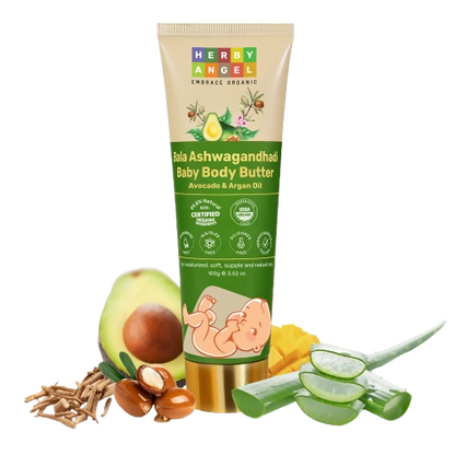 Herby Angel Bala Ashwaganghadi Baby Body Butter for Kids and Babies