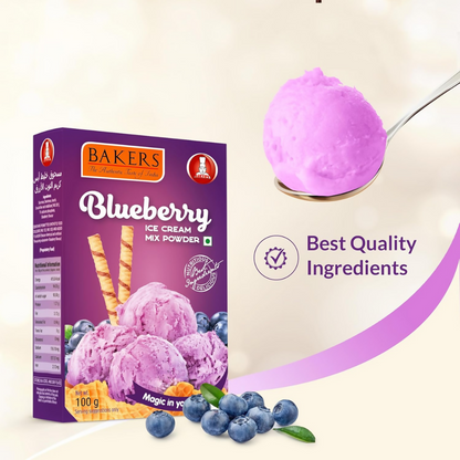 BAKERS Blueberry Ice Cream Powder