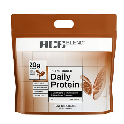Ace Blend Daily 20G Plant Protein - Raw Chocolate