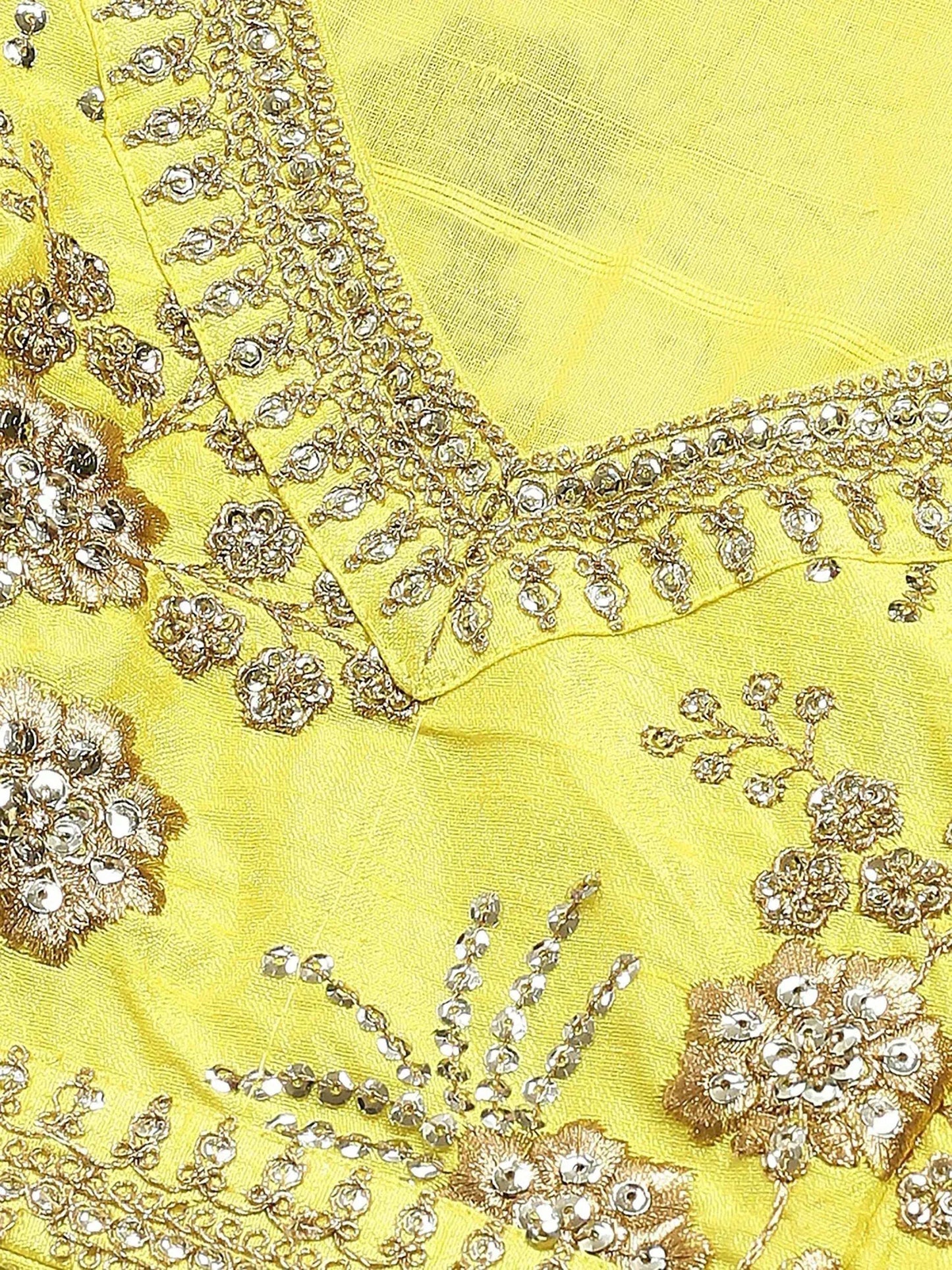 Tulsi Art Neon Embroidery Thai Silk Bridal Lehenga Choli
