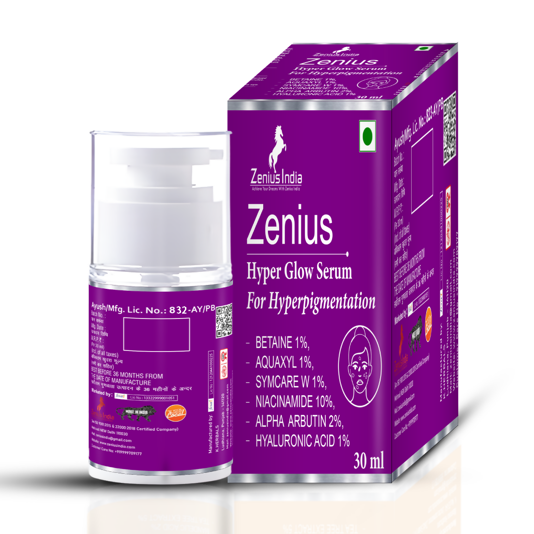 Zenius Hyper Glow serum for Hyperpigmentation