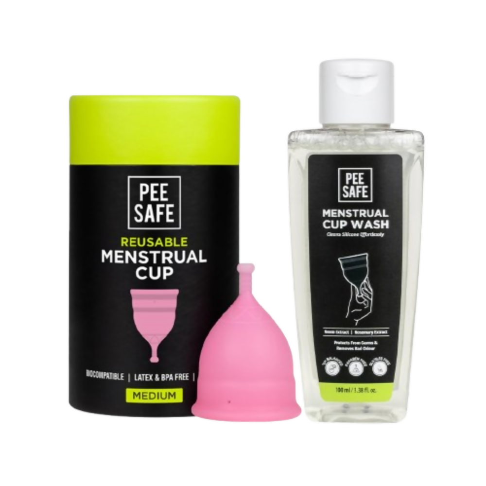 Pee Safe Menstrual Cups For Women With Pouch And Menstrual Cup Wash
