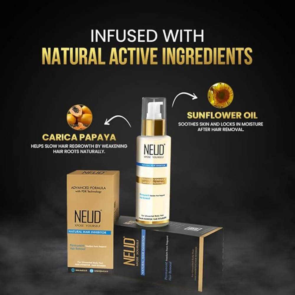 Neud Xpose Yourself Permanent Hair Reduction for Unwanted Body & Facial Hair Pack