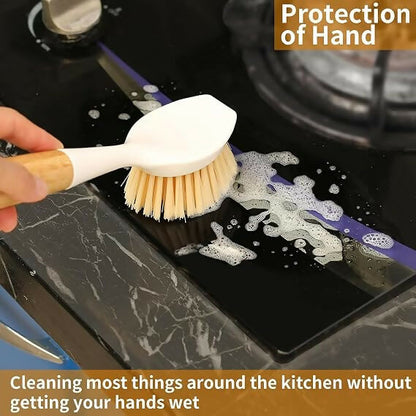 Not Available Bamboo Handle Dish Brush