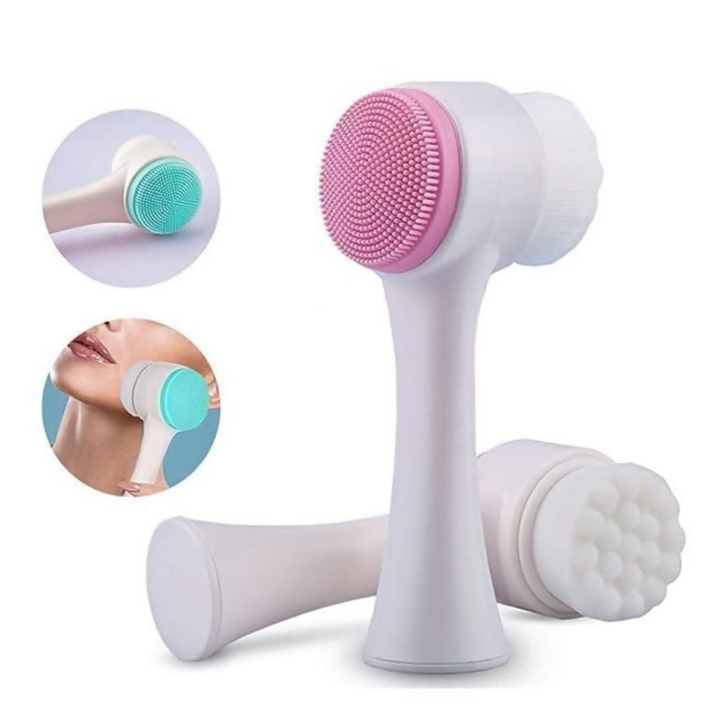 Bronson Professional 2 in 1 Silicone Facial Cleanser Brush Pore Exfoliation Massager