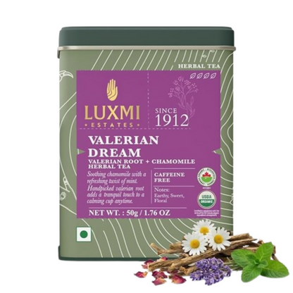 Luxmi Estates Valerian Dream  Organic Sleep Tea