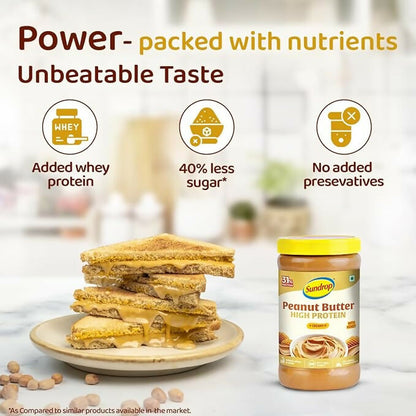 Sundrop High Protein Creamy Peanut Butter With Honey
