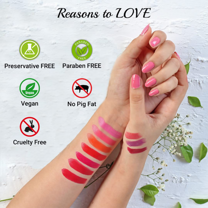 Iba Pure Lips Moisture Rich Lipstick for Women - A25 Fuchsia Fusion